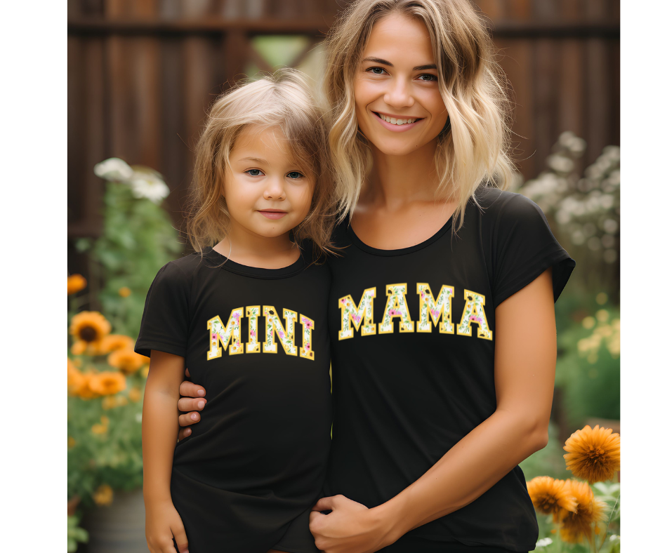 Sunflower Mama And Mini DTF Transfer Print(Only) Ready To Press