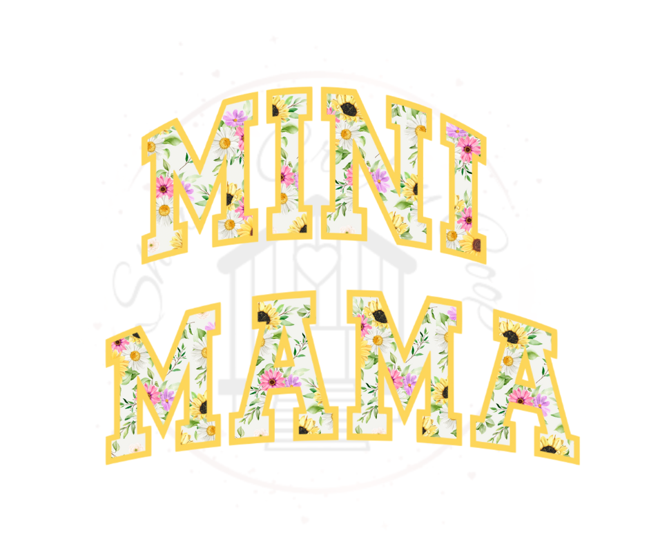 Sunflower Mama And Mini DTF Transfer Print(Only) Ready To Press