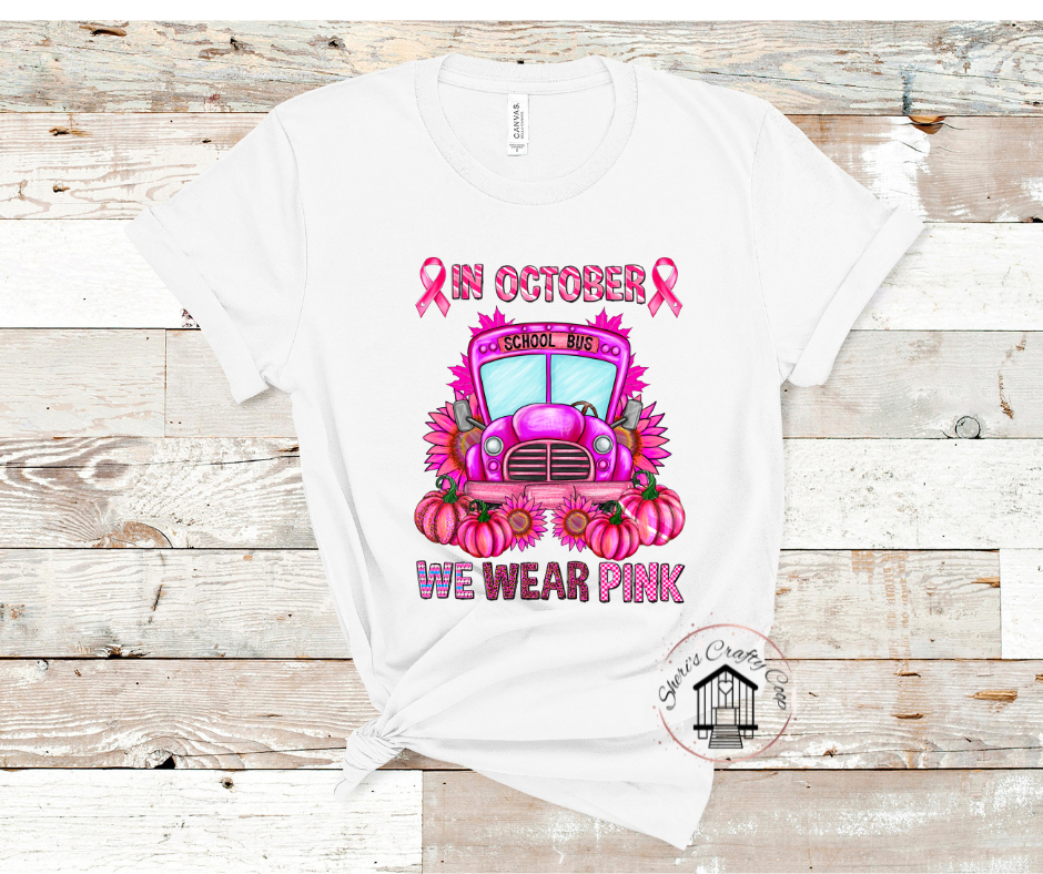 In October We Wear Pink-Bus Driver - Soft Comfy Tee