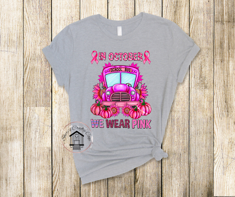 In October We Wear Pink-Bus Driver - Soft Comfy Tee