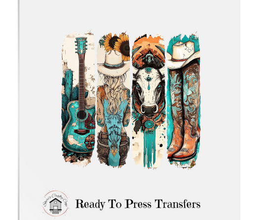 A Tad Bit Country-DTF Transfer Print Ready To Press