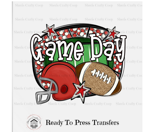 Game Day- Football- DTF Transfer Print- Ready To Press