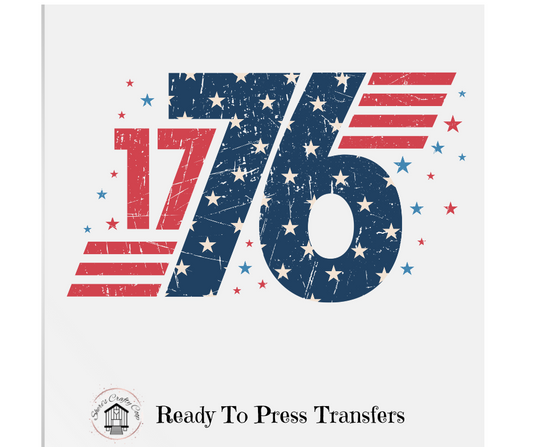 1776-FOJ DTF Transfer Print Ready To Press