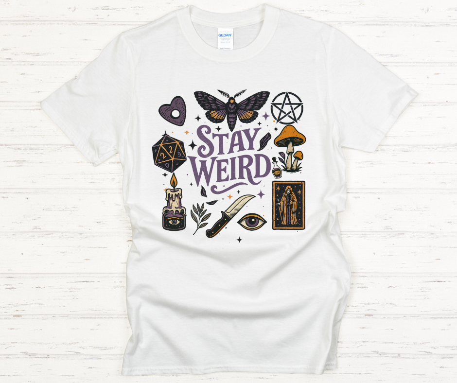Stay Weird Witchy Things- DTF Transfer Print Ready To Press