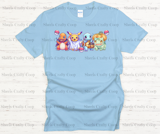 Spooky Pokemon Soft Comfy tee