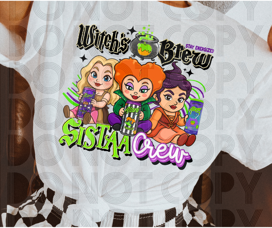 Witches Brew - DTF Transfer Print- Ready To Press