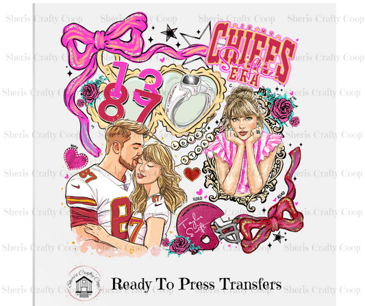 Their Love Story- DTF Transer Print- Ready To Press