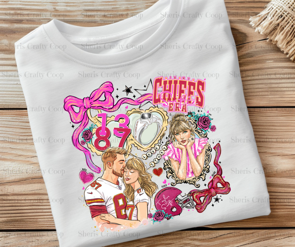 Their Love Story- DTF Transer Print- Ready To Press