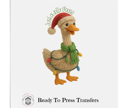 Jolly Goose-Faux Yarn-DTF Transfer Print(Only) Ready To Press
