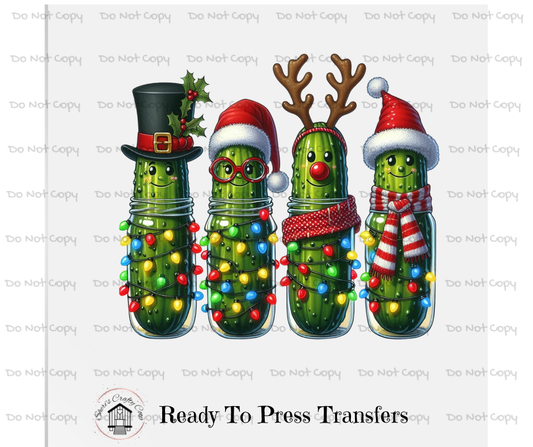 Christmas Is A Big Dill- DTF Transfer Print- Ready To Press