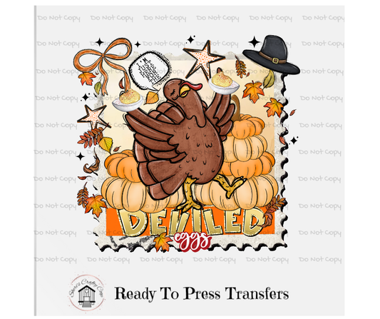 I'm Just Here For The Deviled Eggs-DTF Transfer Print- Ready To Press