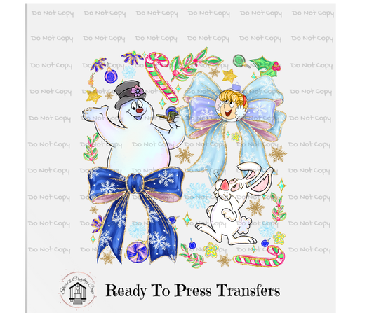Frosty's Winter Wonderland- DTF Transfer Print- Ready To Press