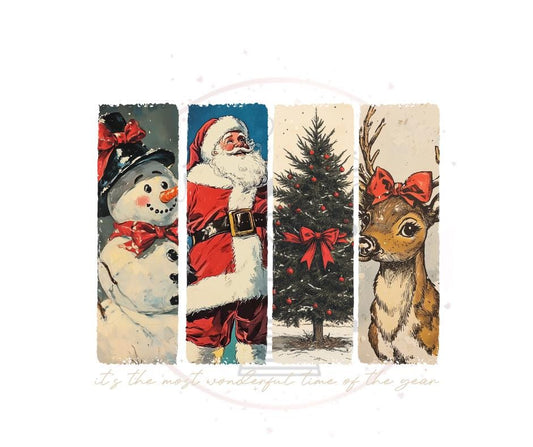 Its The Most Wonderful Time Of The Year- Cute Christmas DTF Transfer Prints- Ready To Press