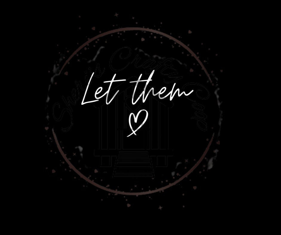 Let Them Motivational Inspirational  SVG DTF Transfer Print(Only) Ready To Press