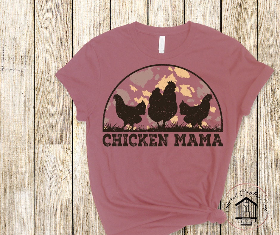 Chicken Mama DTF Transfer Print(Only) Ready To Press