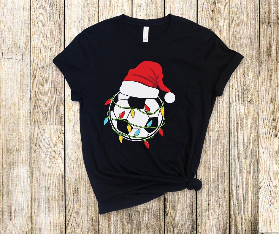 Christmas Soccerball DTF Transfer Print(only) Ready To Press