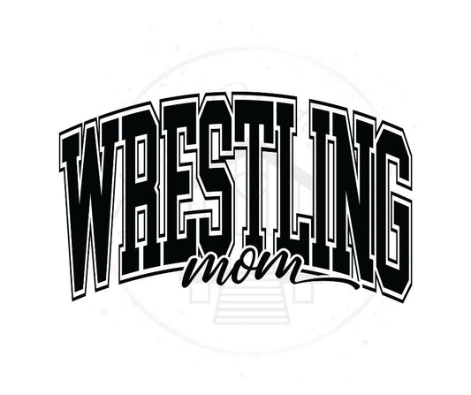 Wrestling Mom DTF Transfer Print(only) Ready To Press